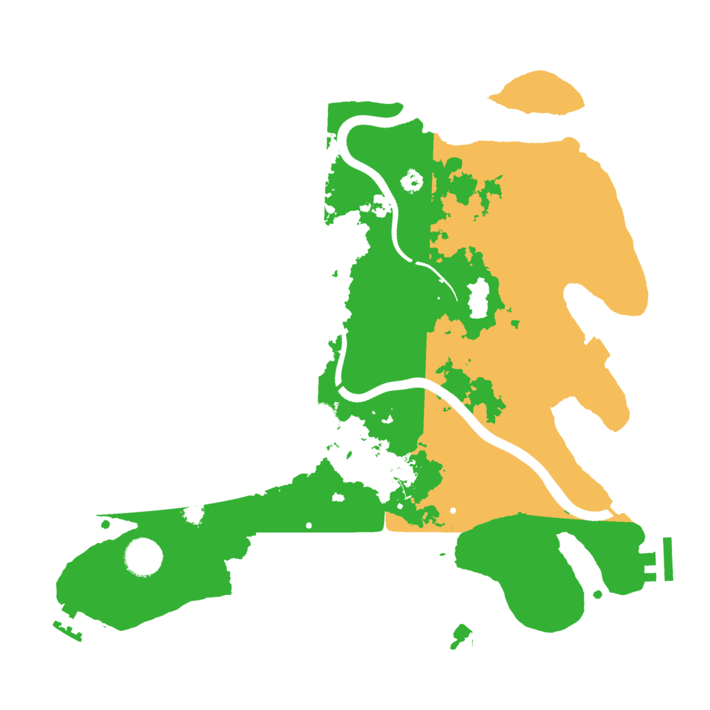Biome Rust Map: Procedural Map, Size: 3300, Seed: 181818