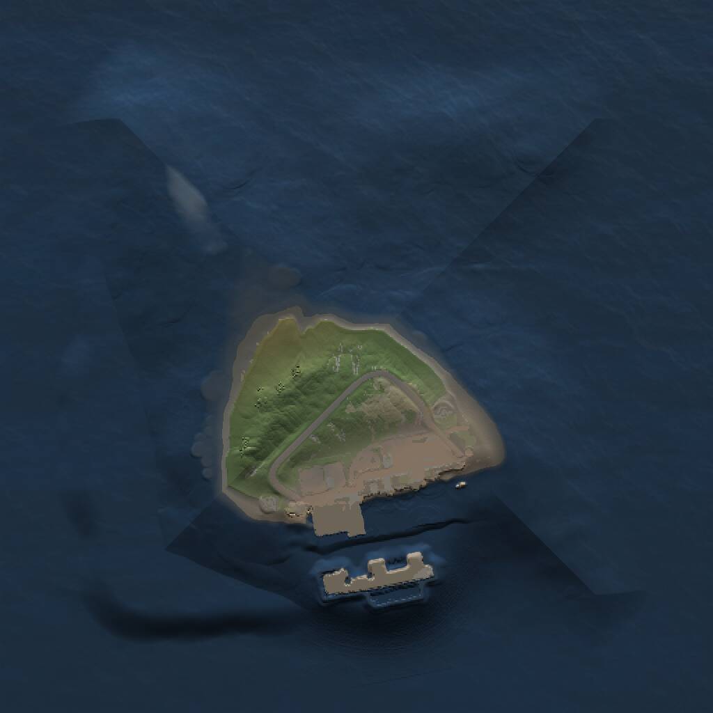 Rust Map: Procedural Map, Size: 1000, Seed: 99252, 2 Monuments