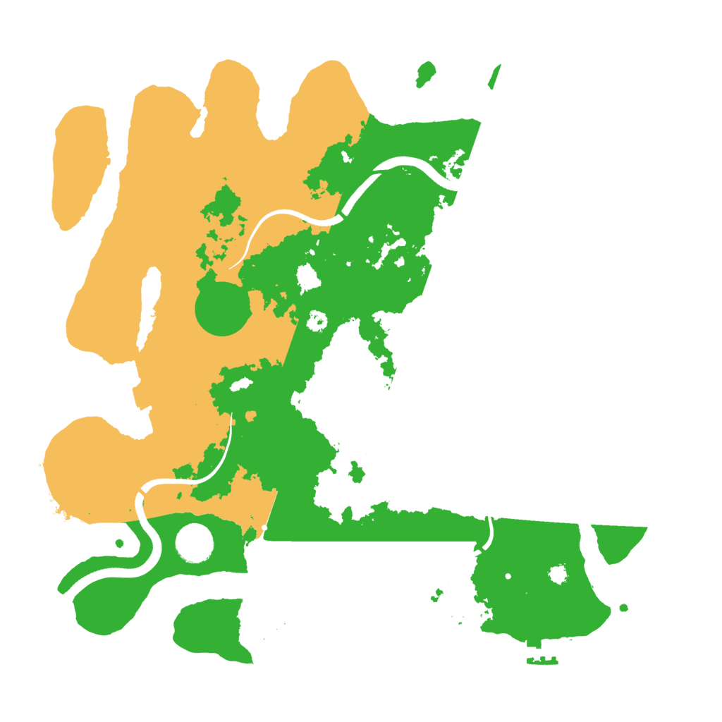 Biome Rust Map: Procedural Map, Size: 3500, Seed: 98789754