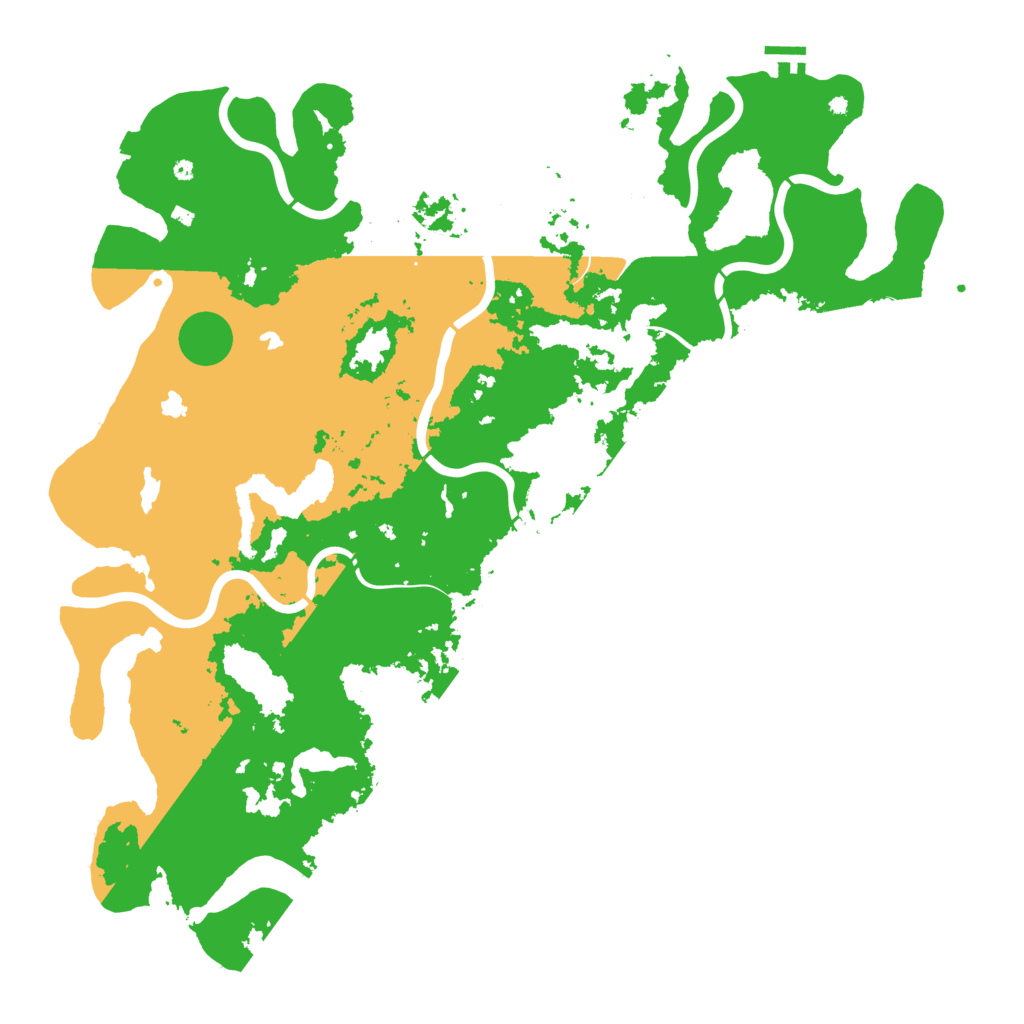 Biome Rust Map: Procedural Map, Size: 5000, Seed: 298914899