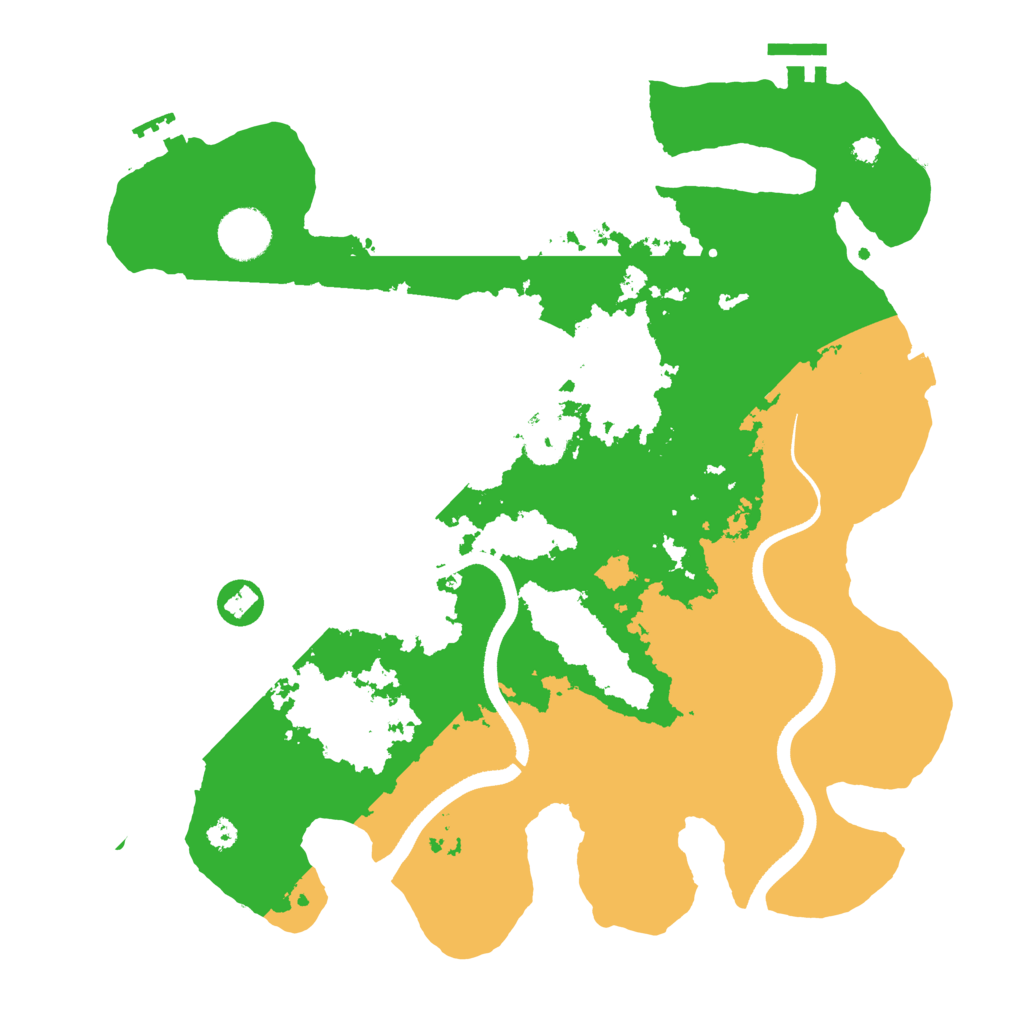 Biome Rust Map: Procedural Map, Size: 3500, Seed: 329466262