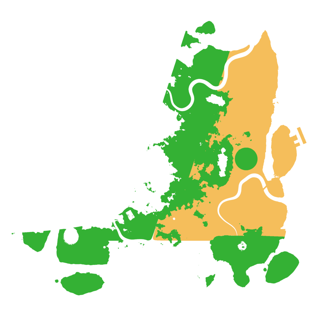 Biome Rust Map: Procedural Map, Size: 3750, Seed: 1781352031