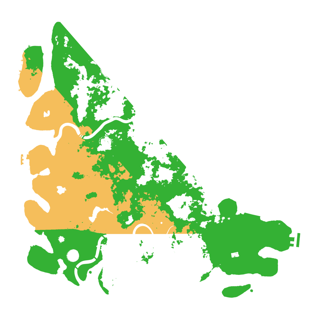 Biome Rust Map: Procedural Map, Size: 4500, Seed: 69886450