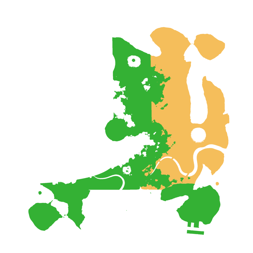 Biome Rust Map: Procedural Map, Size: 3000, Seed: 1018896363