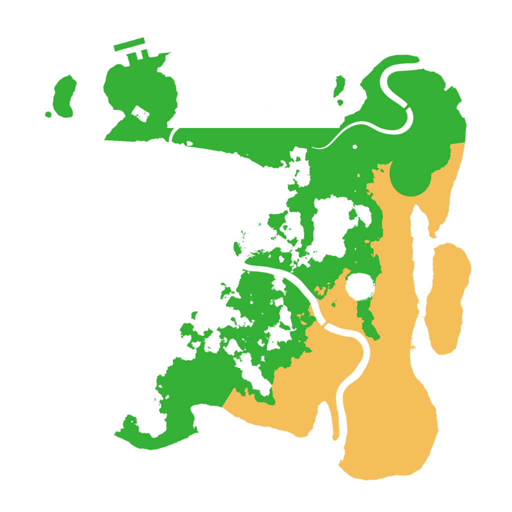 Biome Rust Map: Procedural Map, Size: 3300, Seed: 450000