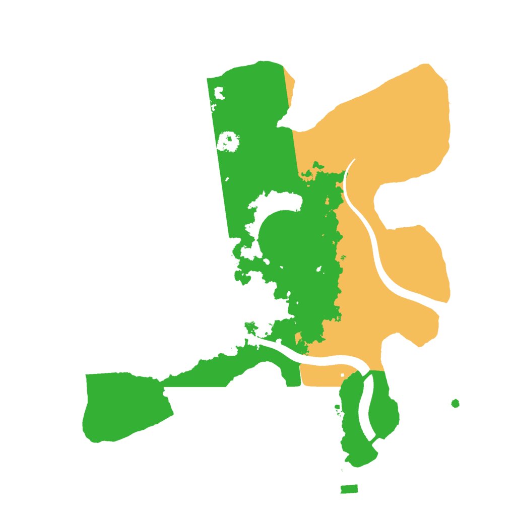 Biome Rust Map: Procedural Map, Size: 2500, Seed: 2342398