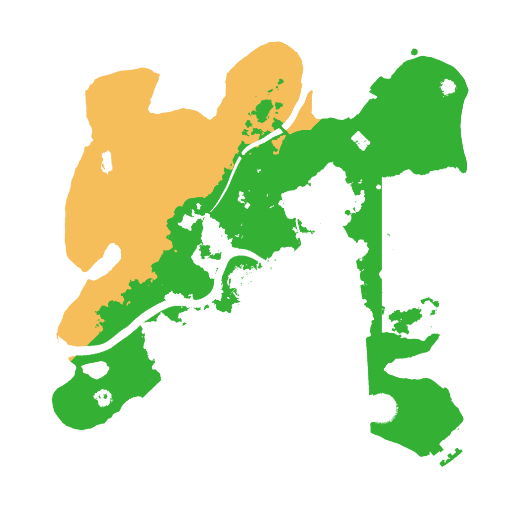Biome Rust Map: Procedural Map, Size: 3000, Seed: 547562357