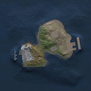 Thumbnail Rust Map: Procedural Map, Size: 1500, Seed: 1876767, 3 Monuments