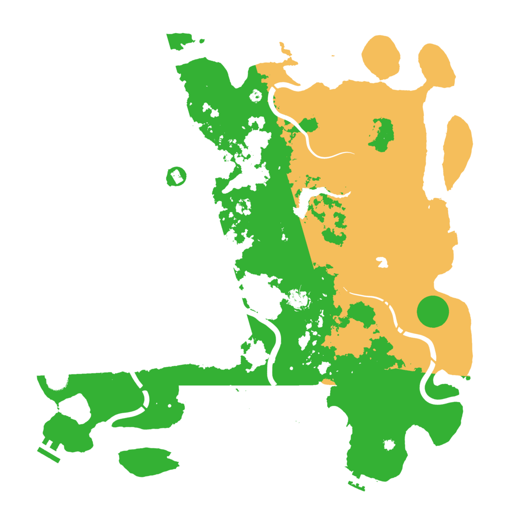 Biome Rust Map: Procedural Map, Size: 4250, Seed: 145674401