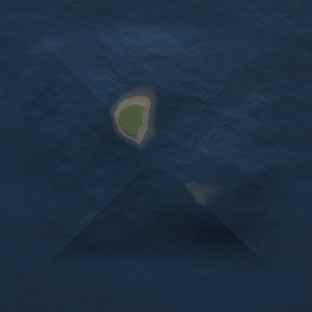 Rust Map: Procedural Map, Size: 1000, Seed: 54899735, 1 Monuments