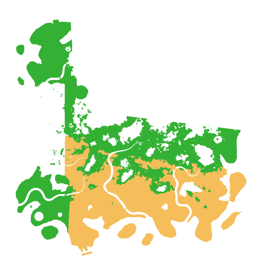 Biome Rust Map: Procedural Map, Size: 5000, Seed: 2076518486