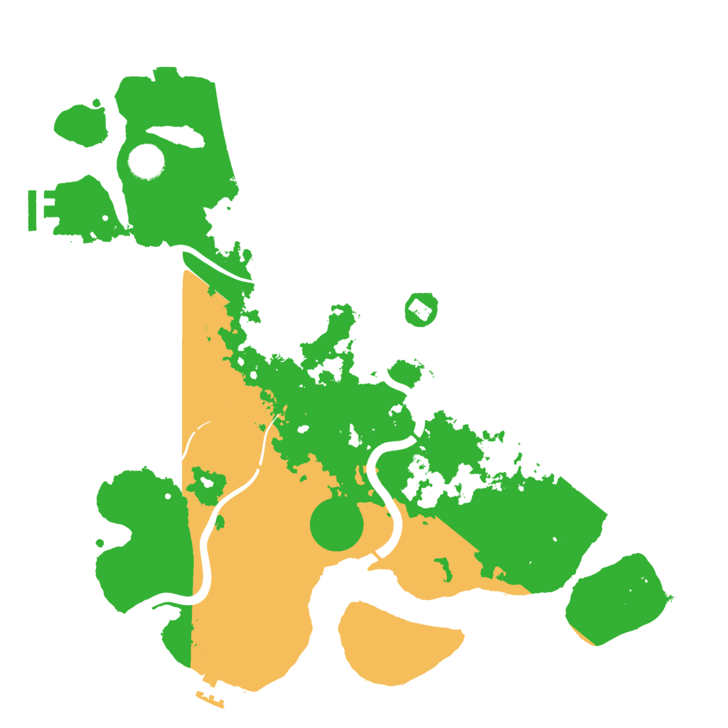 Biome Rust Map: Procedural Map, Size: 3600, Seed: 1649240523