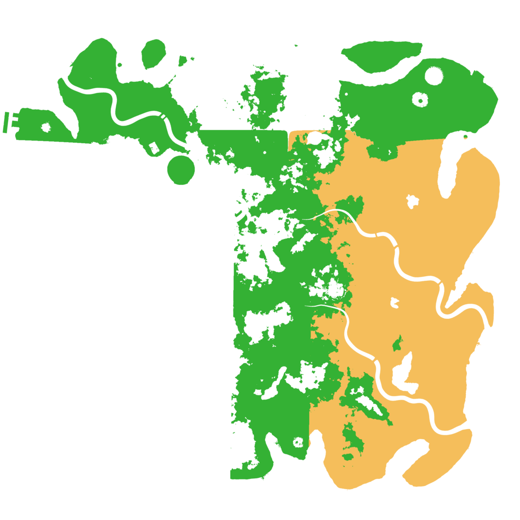 Biome Rust Map: Procedural Map, Size: 5000, Seed: 18731507