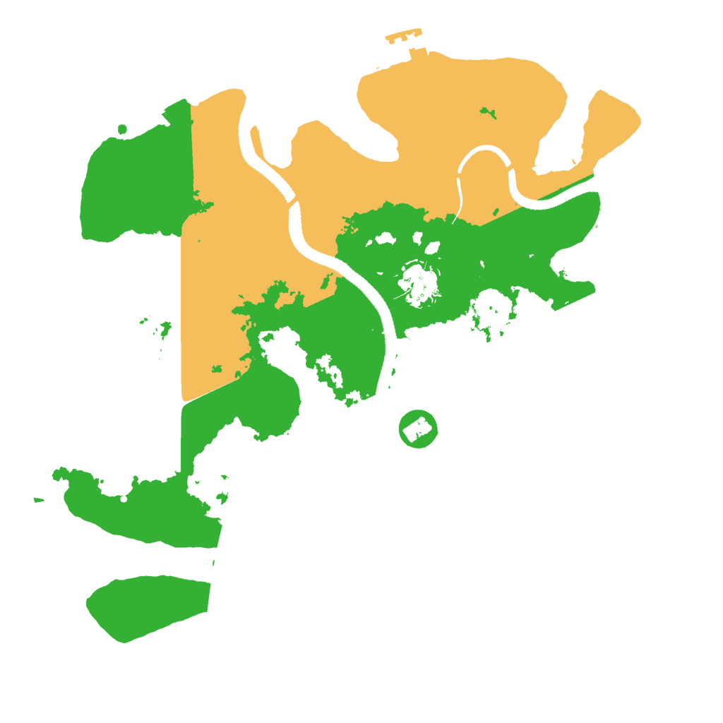 Biome Rust Map: Procedural Map, Size: 3000, Seed: 673545641
