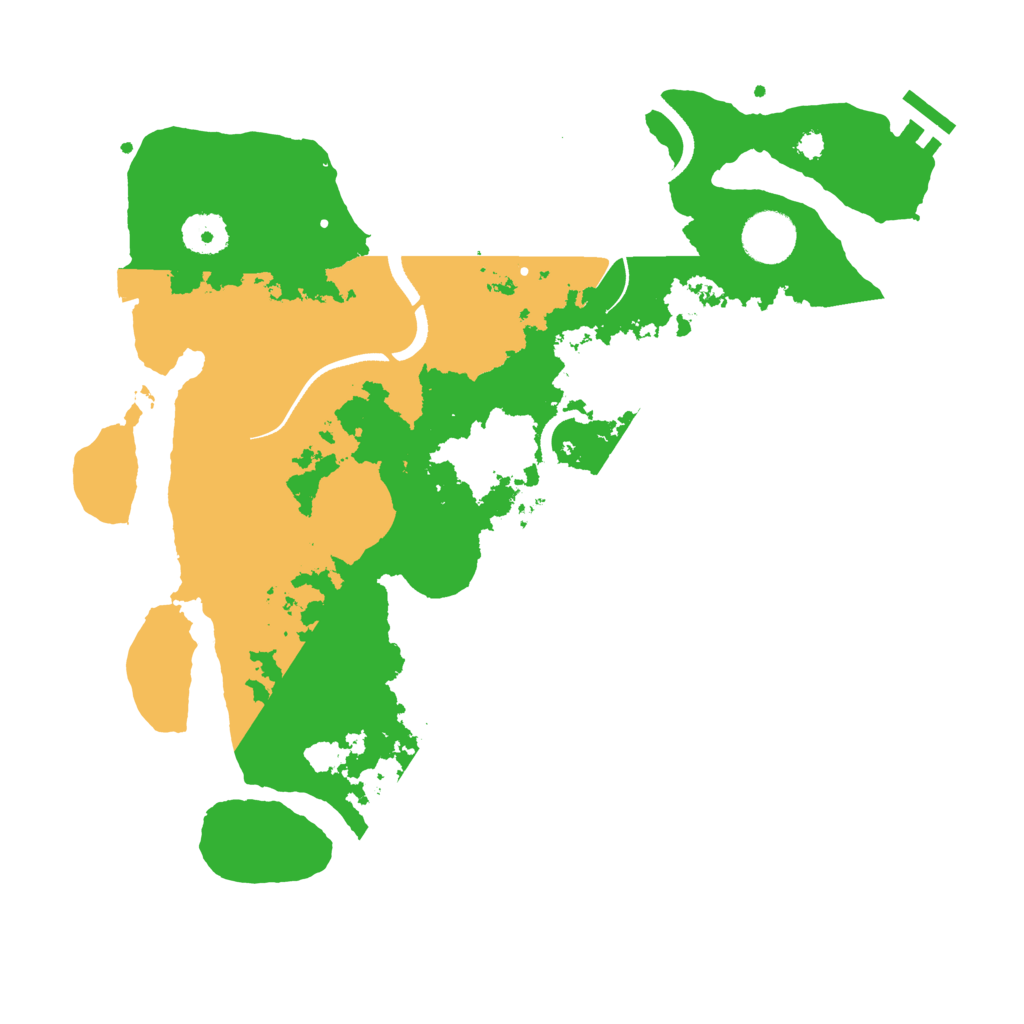 Biome Rust Map: Procedural Map, Size: 3500, Seed: 383289572