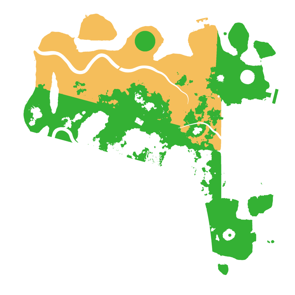 Biome Rust Map: Procedural Map, Size: 3800, Seed: 1994723668