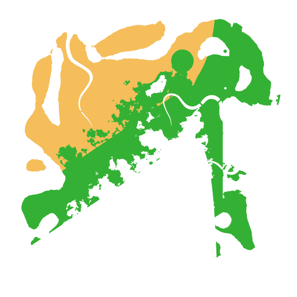 Biome Rust Map: Procedural Map, Size: 3500, Seed: 131496742