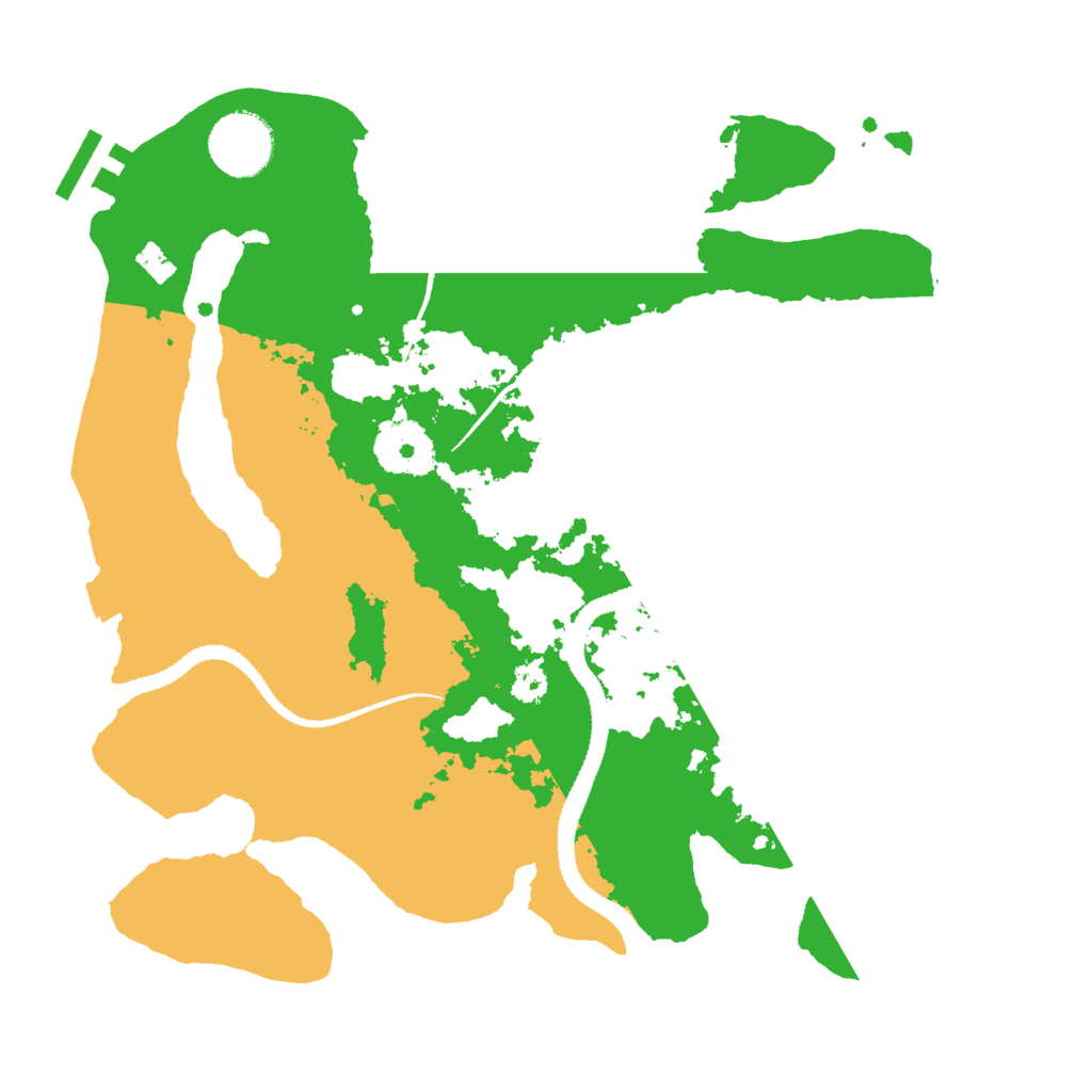 Biome Rust Map: Procedural Map, Size: 3000, Seed: 72720307