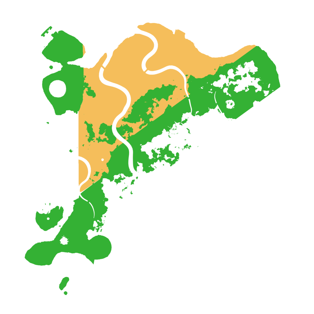 Biome Rust Map: Procedural Map, Size: 3500, Seed: 1445696375