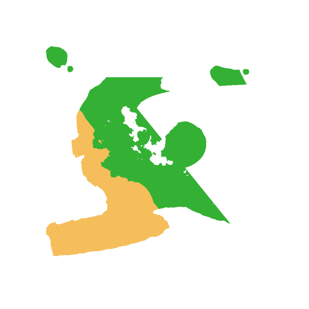 Biome Rust Map: Procedural Map, Size: 2000, Seed: 372482578