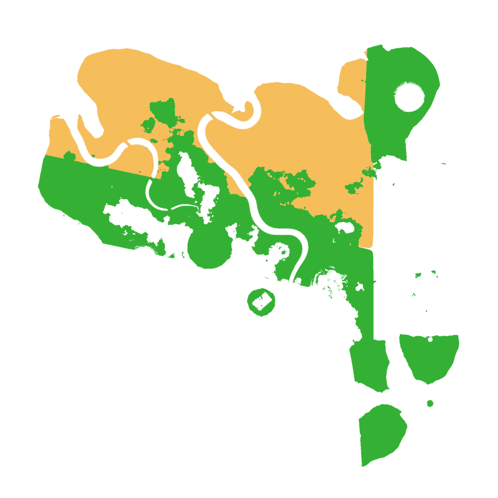 Biome Rust Map: Procedural Map, Size: 3000, Seed: 5563589