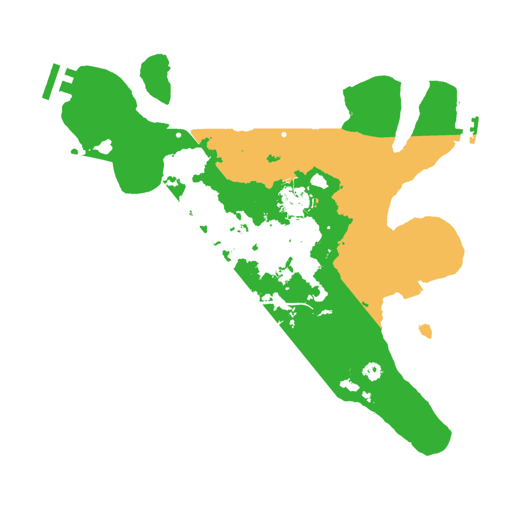 Biome Rust Map: Procedural Map, Size: 2850, Seed: 54321