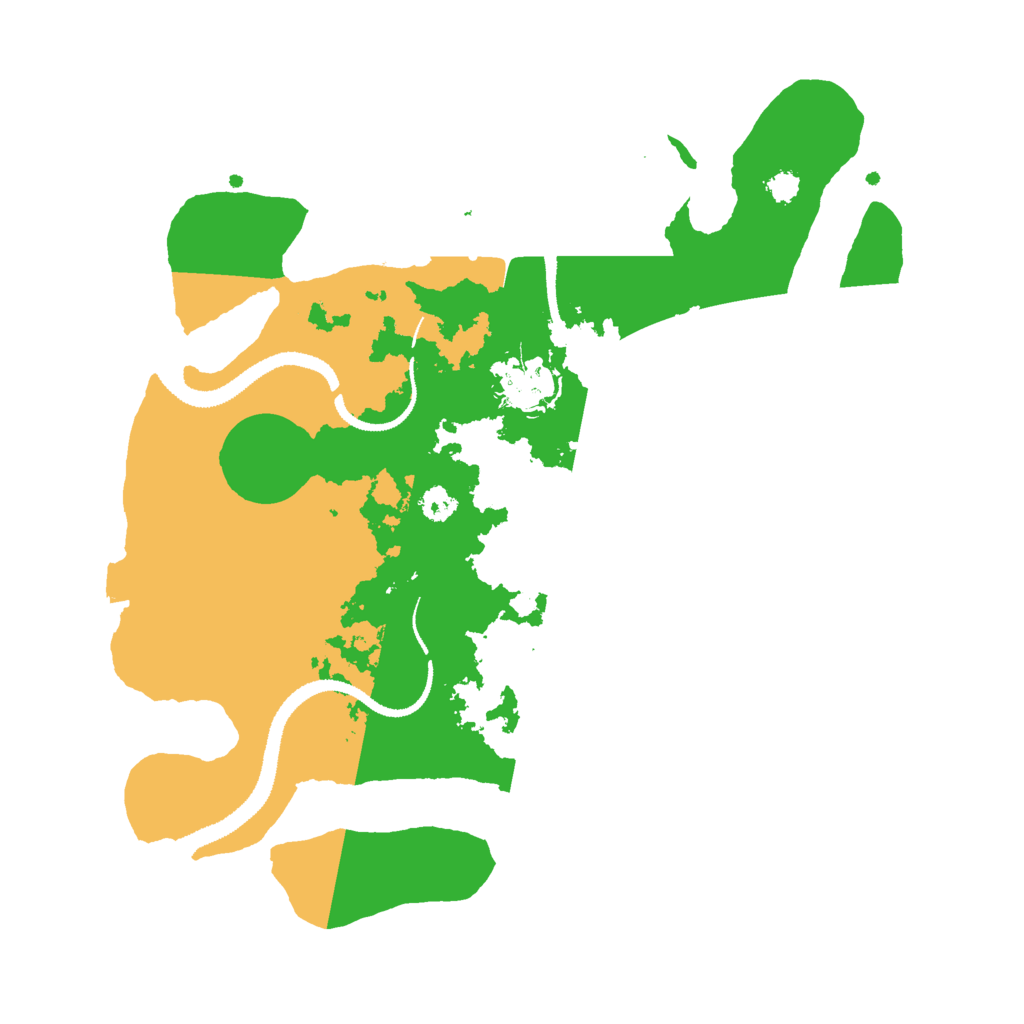 Biome Rust Map: Procedural Map, Size: 3000, Seed: 91317