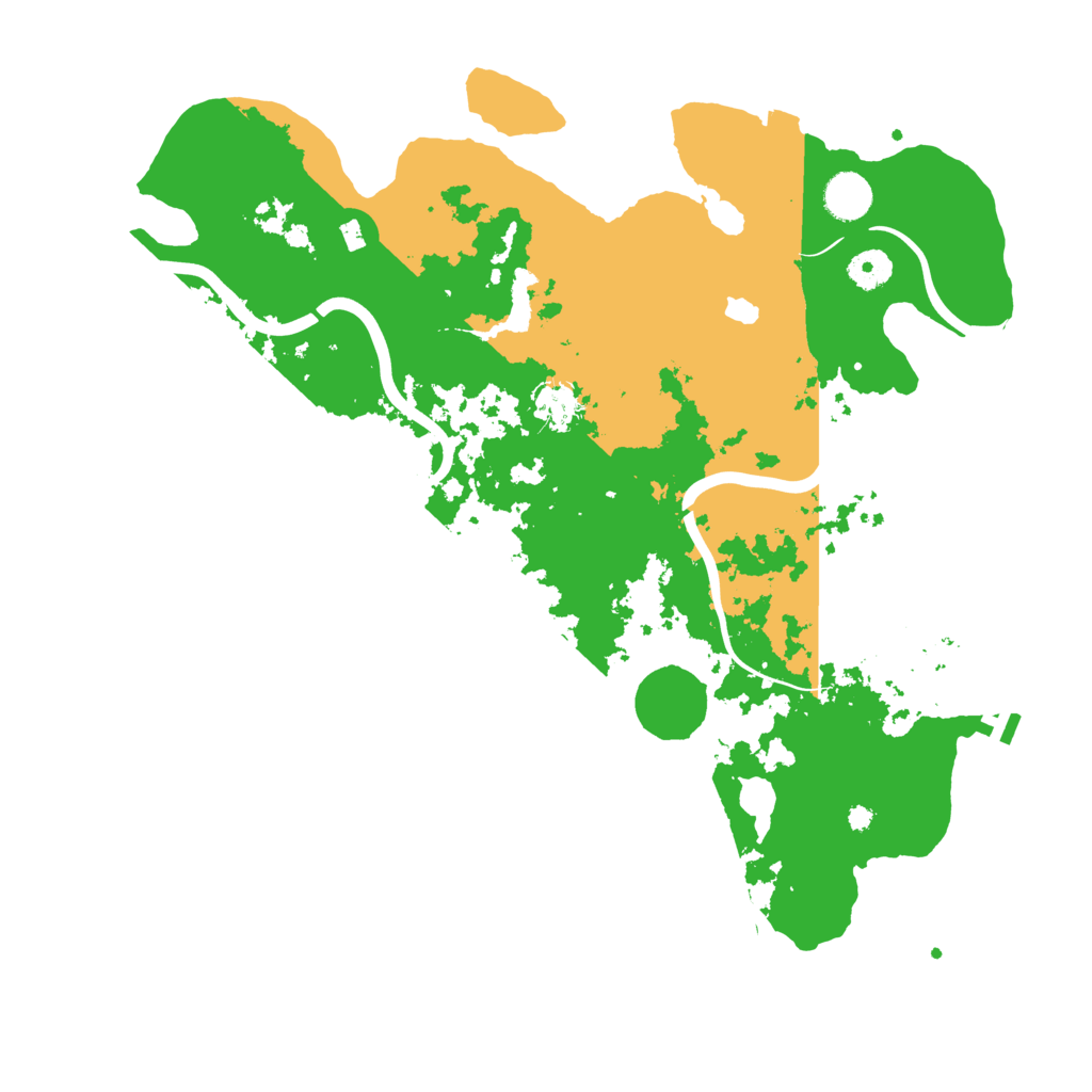 Biome Rust Map: Procedural Map, Size: 4000, Seed: 8224754