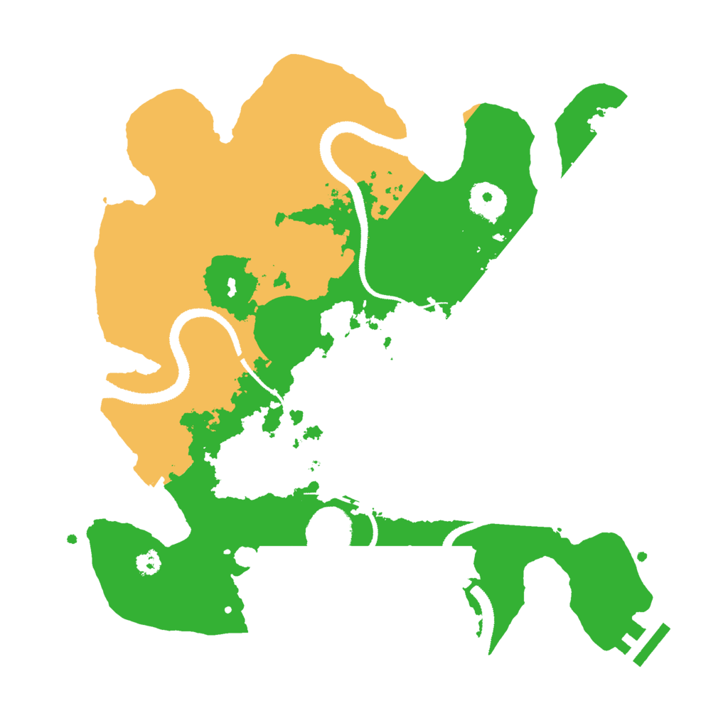 Biome Rust Map: Procedural Map, Size: 3000, Seed: 751351342