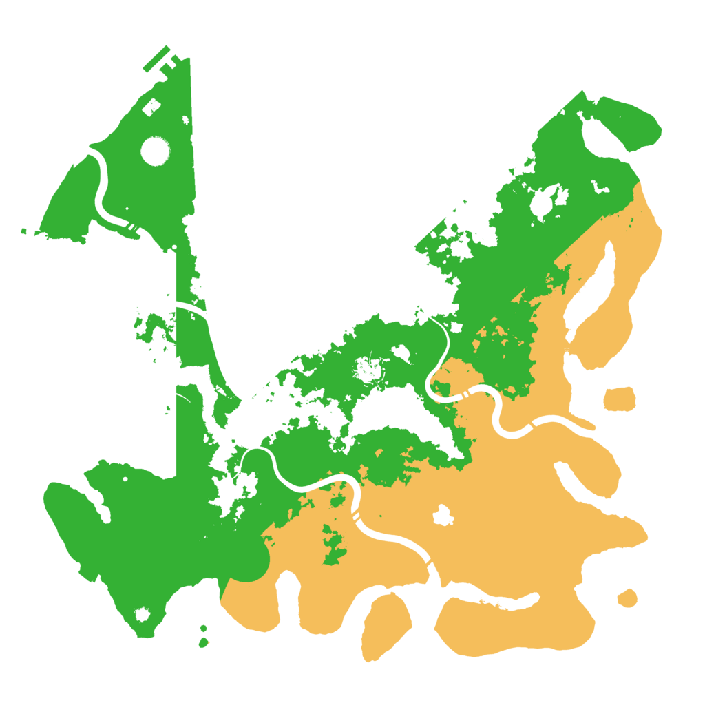 Biome Rust Map: Procedural Map, Size: 4300, Seed: 1193606162