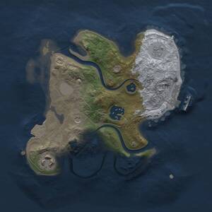 Thumbnail Rust Map: Procedural Map, Size: 2200, Seed: 900024863, 6 Monuments