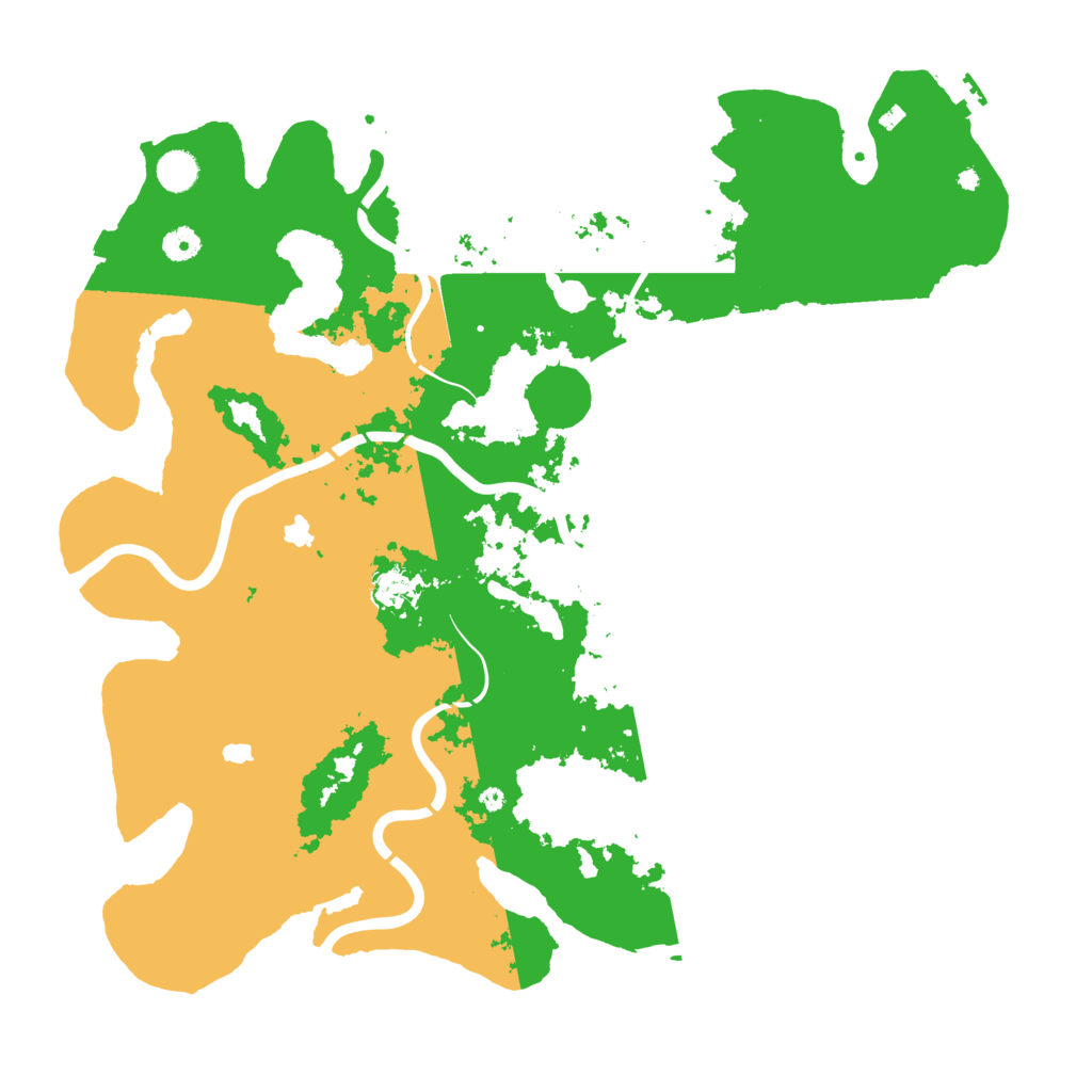 Biome Rust Map: Procedural Map, Size: 4600, Seed: 1534334993