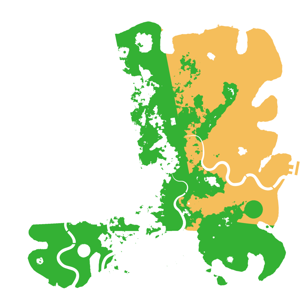 Biome Rust Map: Procedural Map, Size: 4500, Seed: 56548973