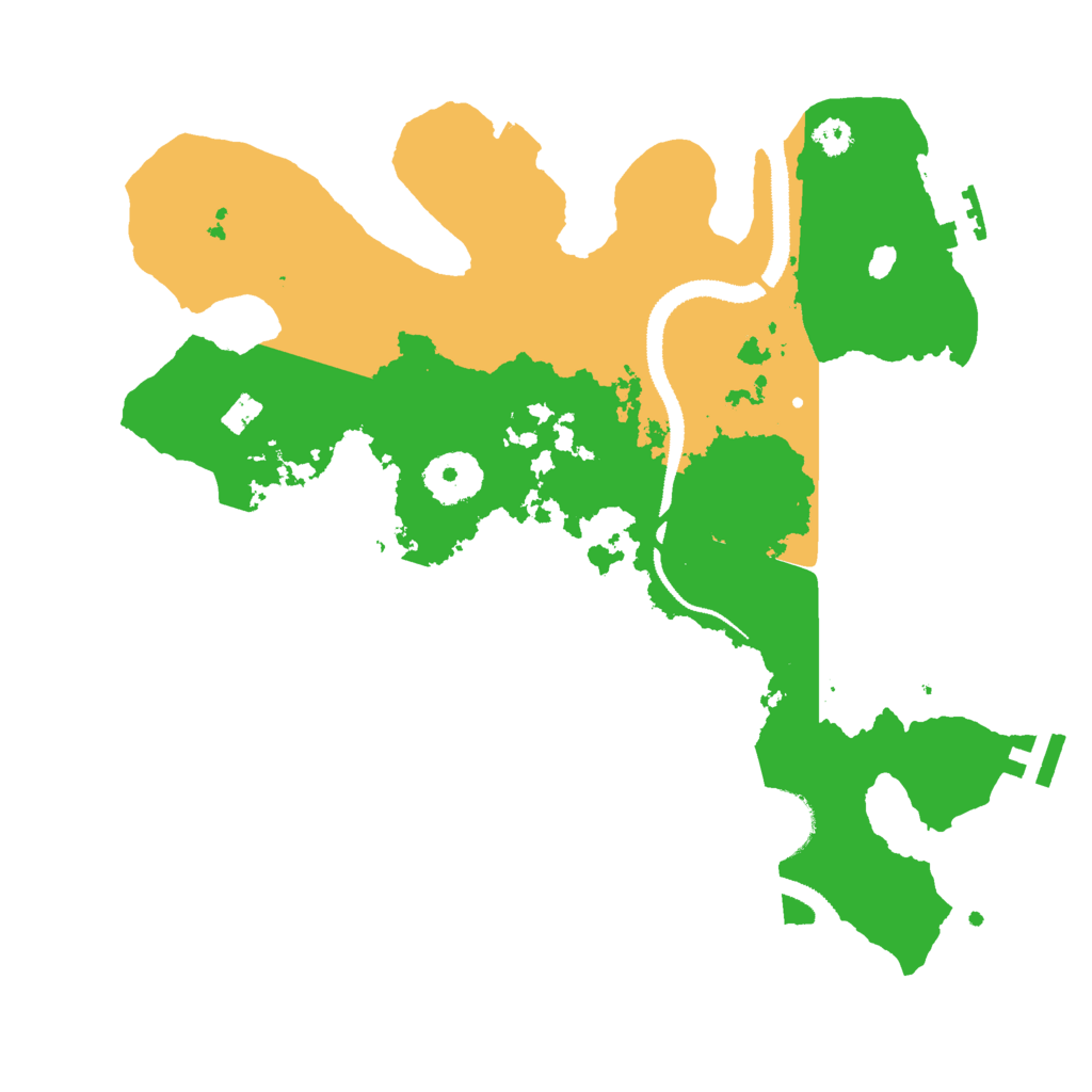 Biome Rust Map: Procedural Map, Size: 3000, Seed: 20260613