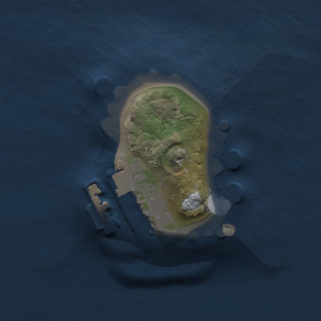 Rust Map: Procedural Map, Size: 1000, Seed: 327297955, 2 Monuments