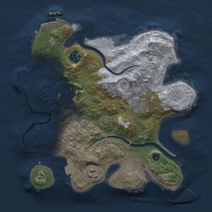 Thumbnail Rust Map: Procedural Map, Size: 2800, Seed: 1472811585, 11 Monuments
