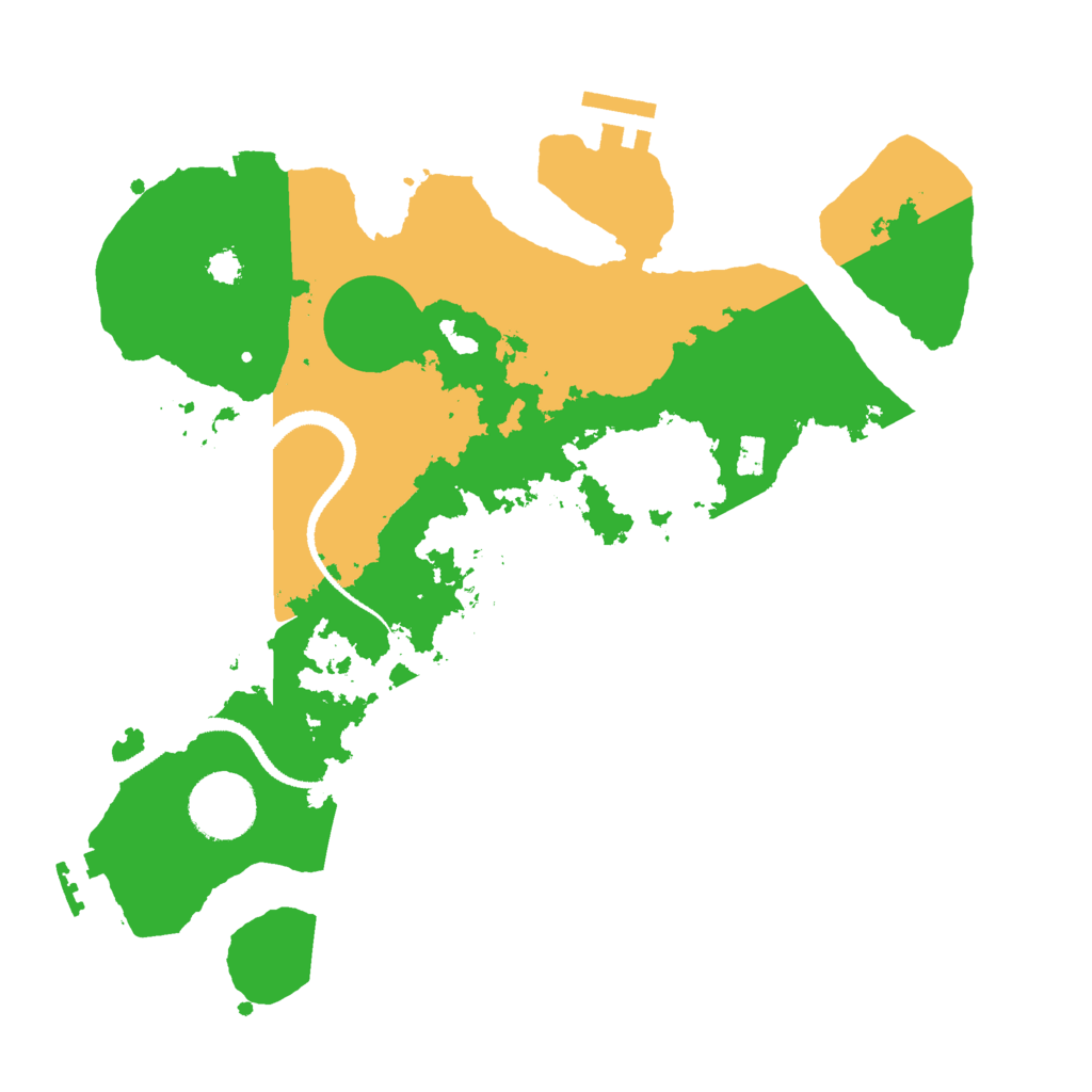 Biome Rust Map: Procedural Map, Size: 2993, Seed: 481981