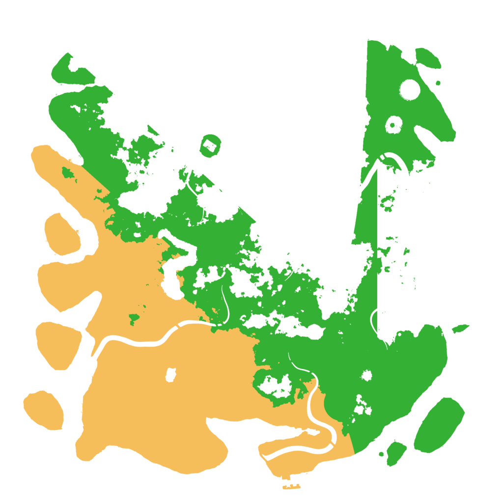 Biome Rust Map: Procedural Map, Size: 4300, Seed: 595355838