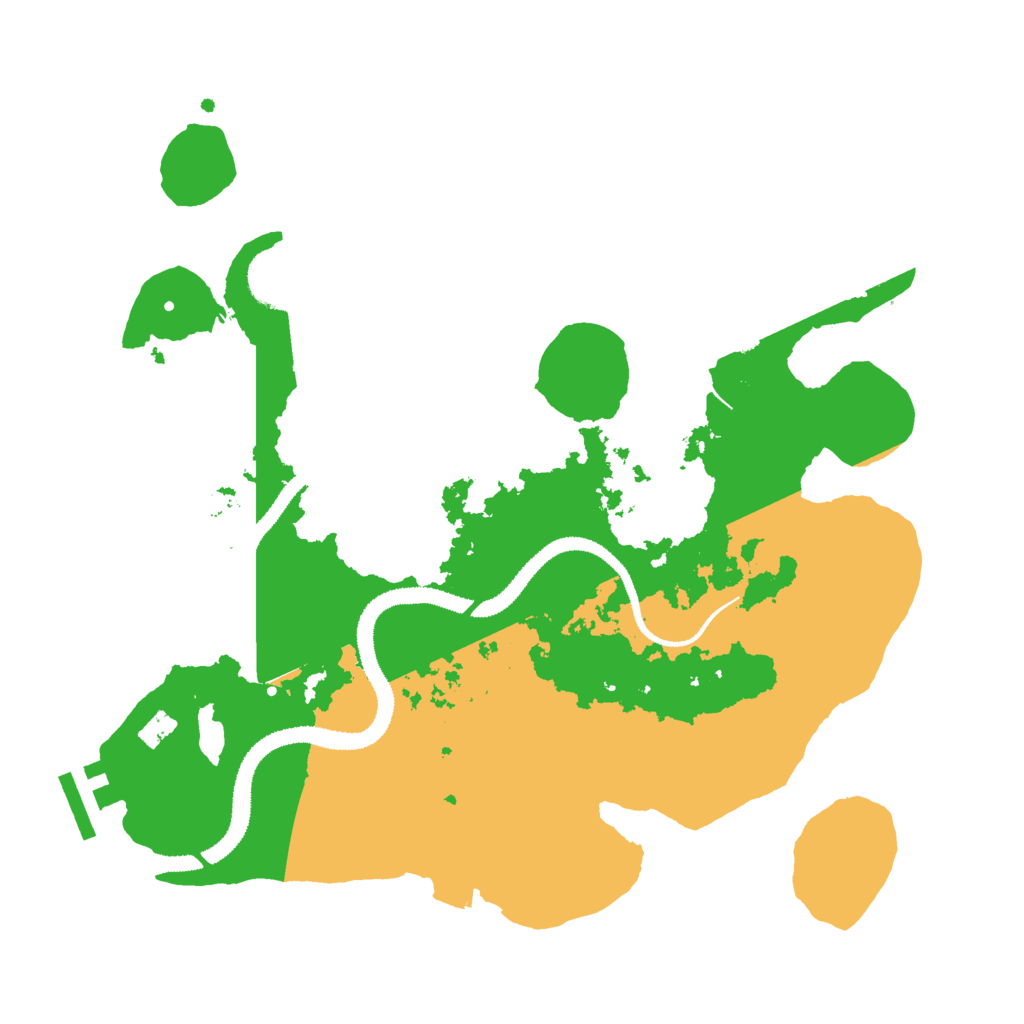 Biome Rust Map: Procedural Map, Size: 3000, Seed: 21389