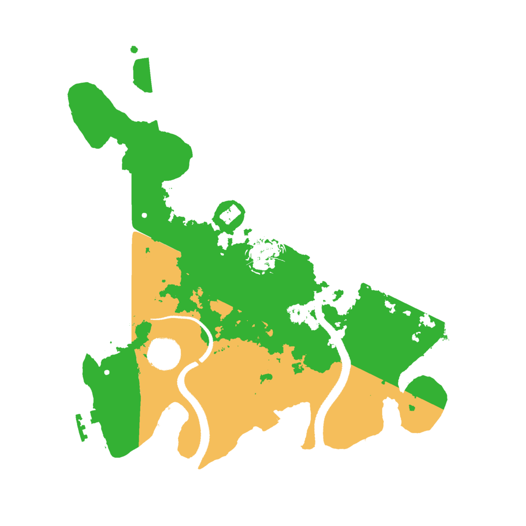 Biome Rust Map: Procedural Map, Size: 2900, Seed: 777