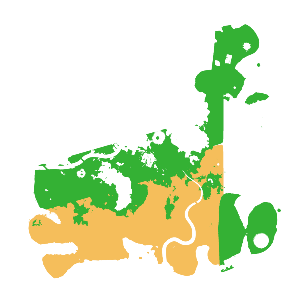 Biome Rust Map: Procedural Map, Size: 3500, Seed: 33509806