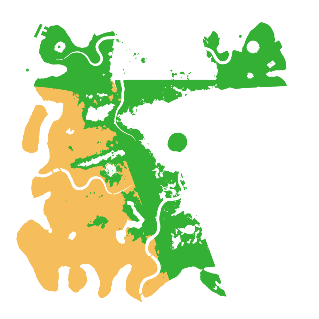 Biome Rust Map: Procedural Map, Size: 4500, Seed: 655979897