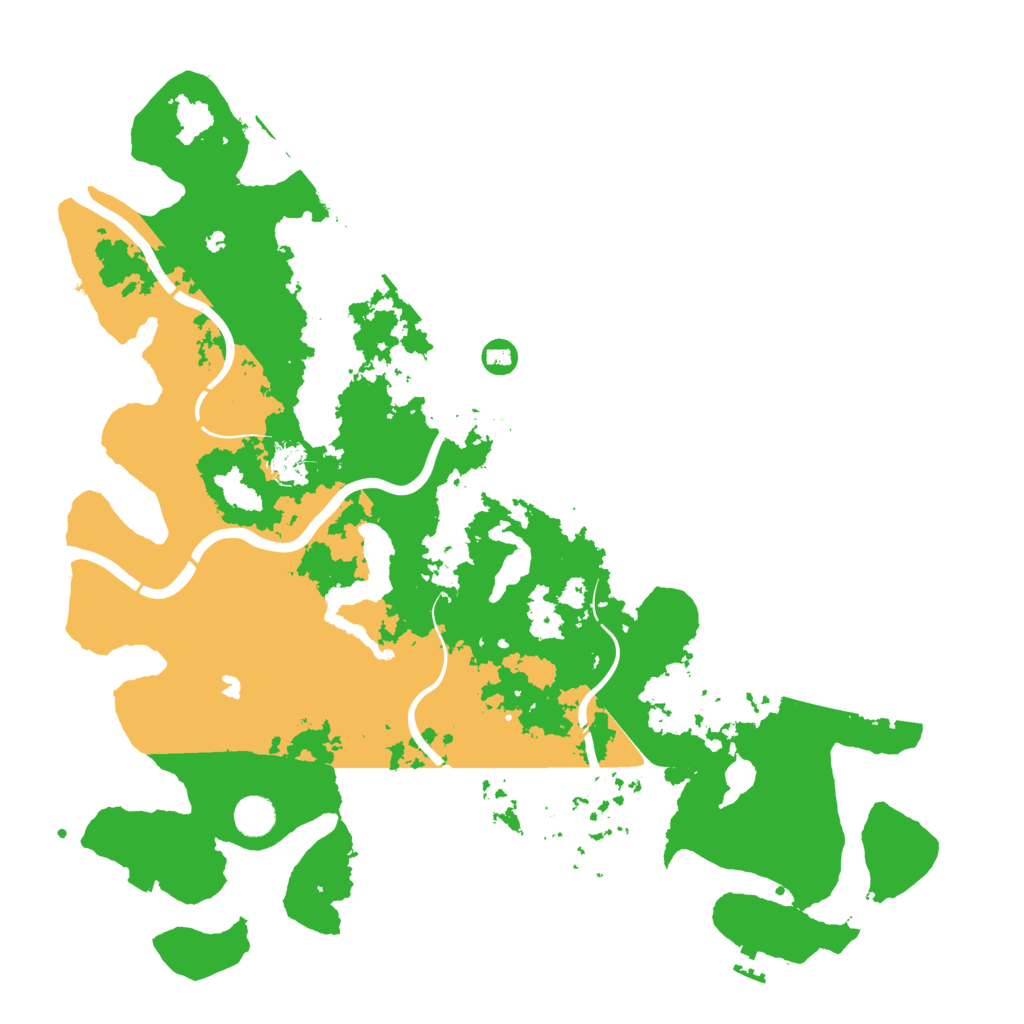 Biome Rust Map: Procedural Map, Size: 4500, Seed: 480910078