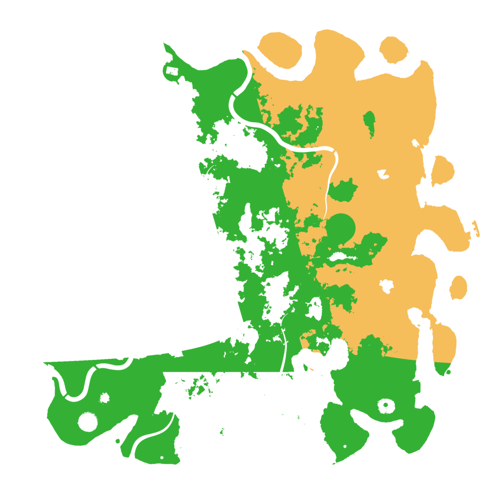 Biome Rust Map: Procedural Map, Size: 4500, Seed: 1616636997