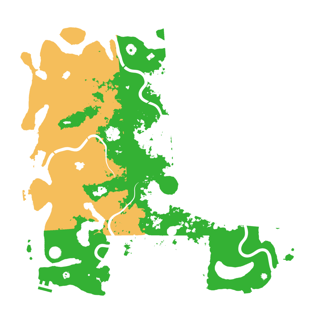 Biome Rust Map: Procedural Map, Size: 4500, Seed: 33206571