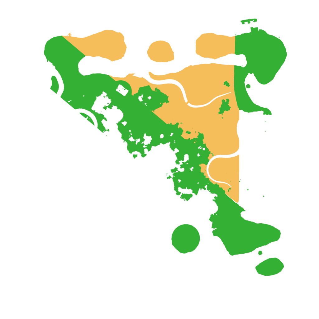 Biome Rust Map: Procedural Map, Size: 3000, Seed: 31096