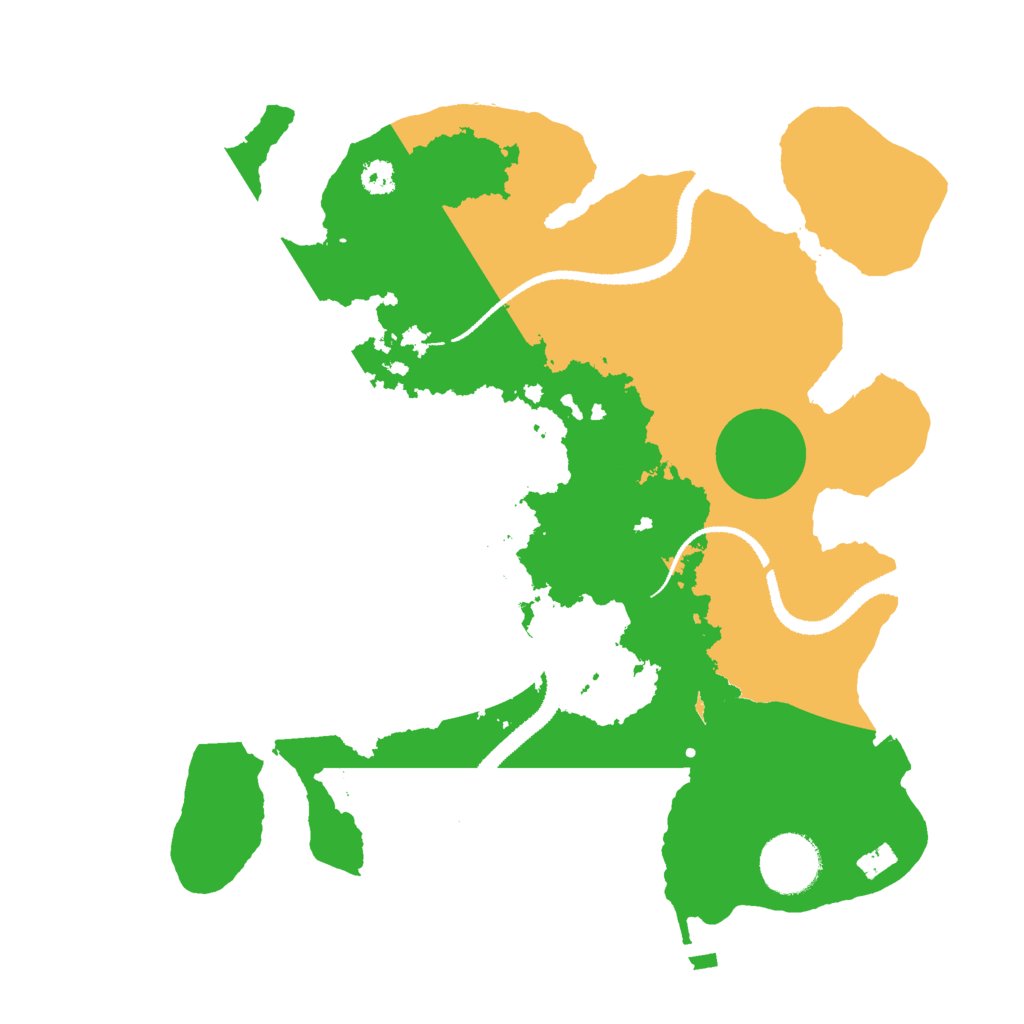 Biome Rust Map: Procedural Map, Size: 3000, Seed: 836