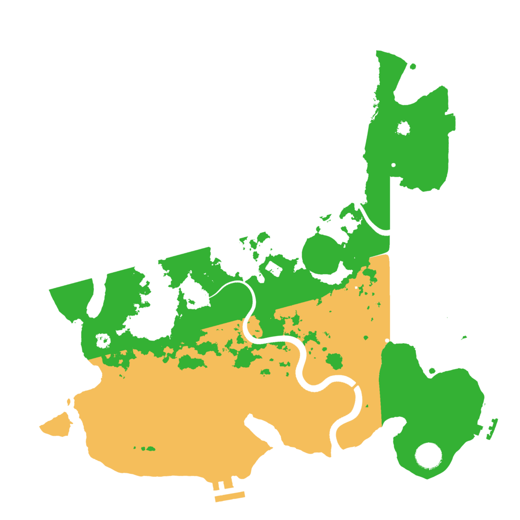 Biome Rust Map: Procedural Map, Size: 3500, Seed: 1911169030
