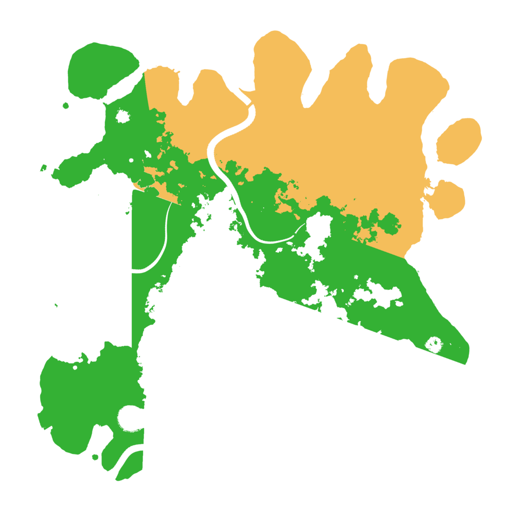 Biome Rust Map: Procedural Map, Size: 3500, Seed: 507654