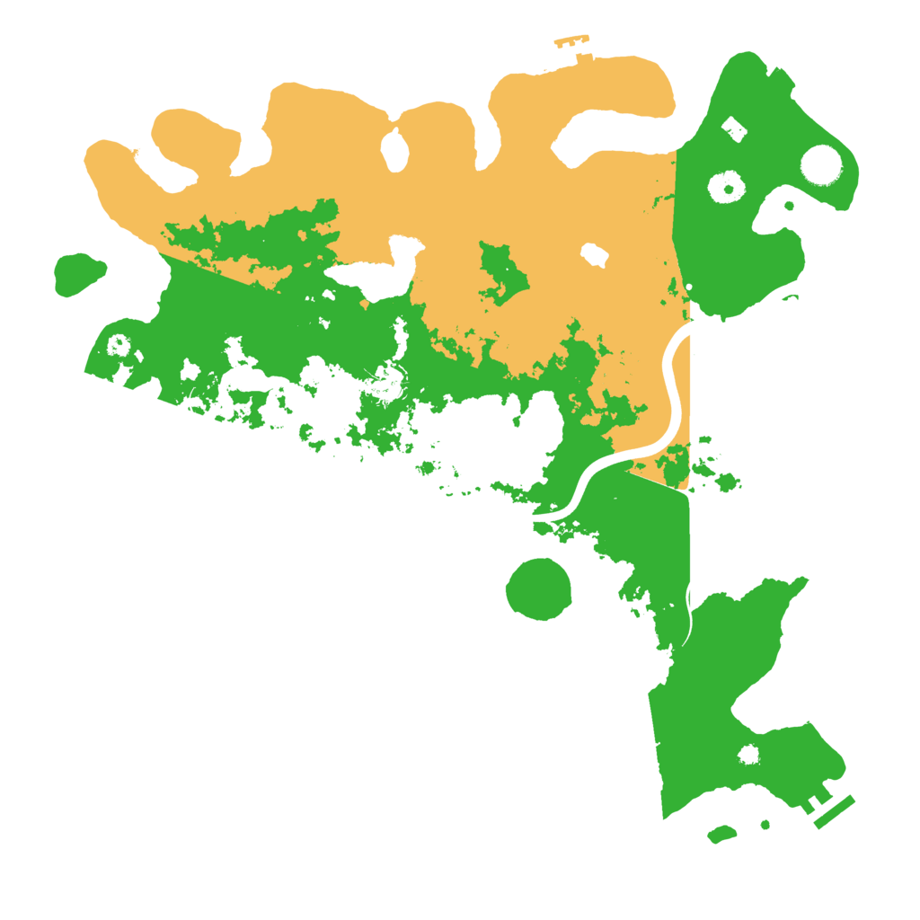 Biome Rust Map: Procedural Map, Size: 4000, Seed: 634322